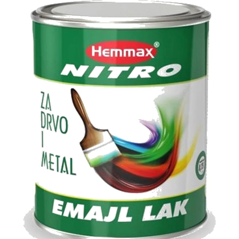 HEMMAX NITRO Emajl lak, beli, 0.75 l