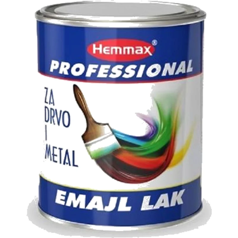 Hemmax Emajl Uljani lak za drvo i metal, 0.75l, Tamno braon